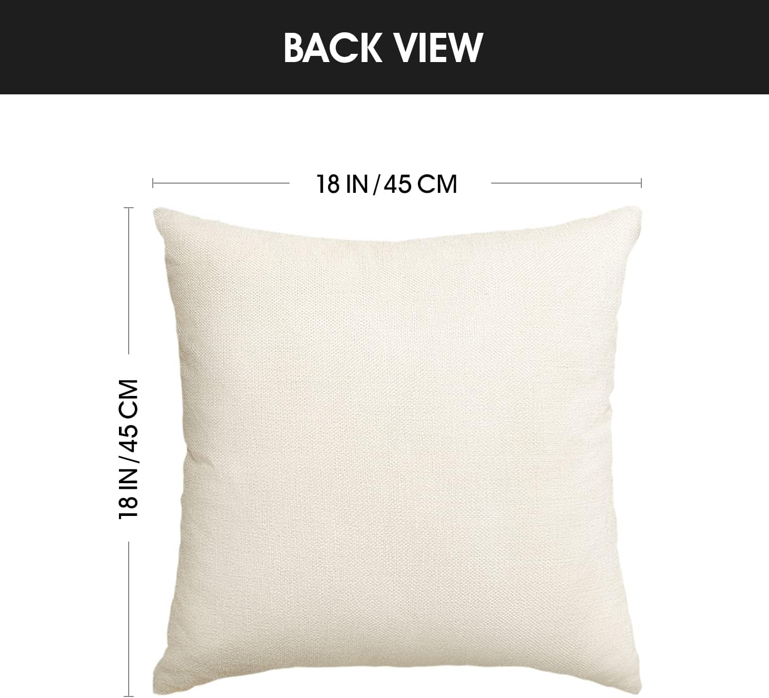 colorlife Bless Our Home Farmhouse Eucalyptus Leaves Throw Pillow Covers, 18 x 18 Inch Truck Home Sweet Home Cushion Case Decorations Set of 4