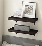 Furinno Basic Coffee Table, 2-Tier Modern Coffee Table with Open Shelf, Easy Assembly Side Table, for Living Room, Bedroom, Home Office, Amber Oak